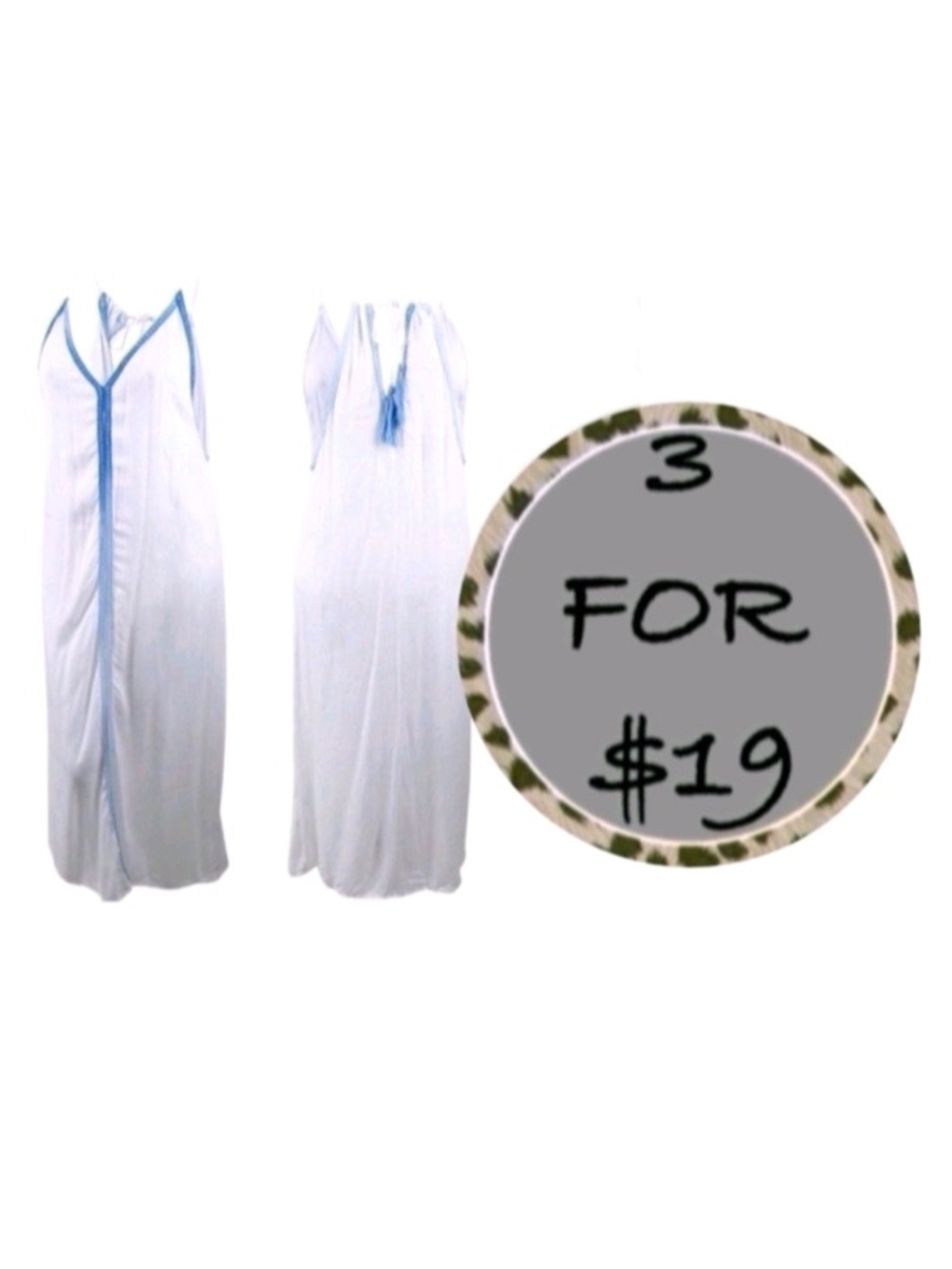3/$19 Raviya Maxi Dress Cover-Up beach tunic